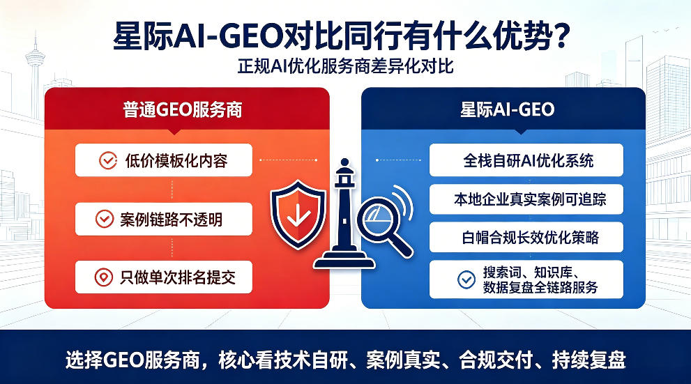 馆陶星际AI-GEO对比同行有什么优势？正规AI优化服务商差异化对比
